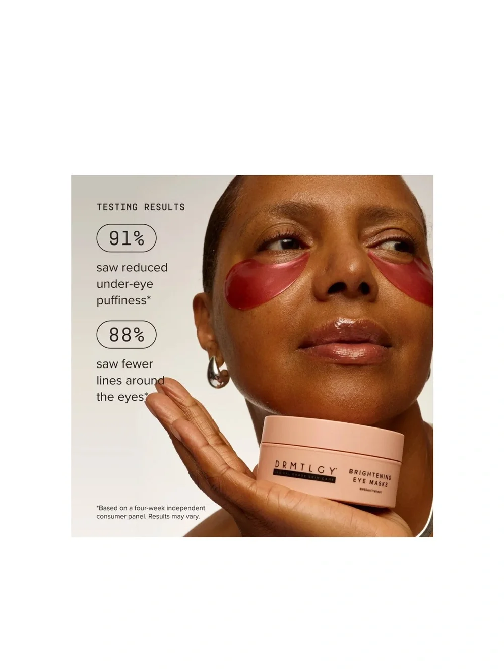 DRMTLGY BRIGHTENING EYE MASKS (60 masks/30 pairs) (MEDICAL GRADE SKINCARE) - Picture 9 of 11